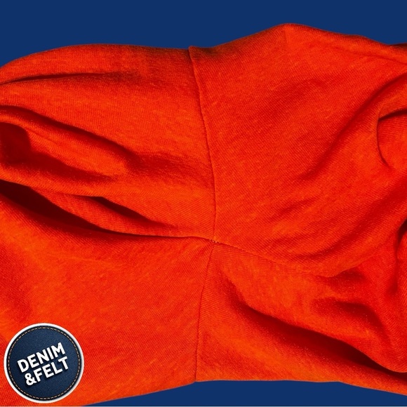 Aviator Nation Unisex Bolt Print Sweatpants/Joggers | Orange w/ Blue Bolt | EUC! - Picture 10 of 13